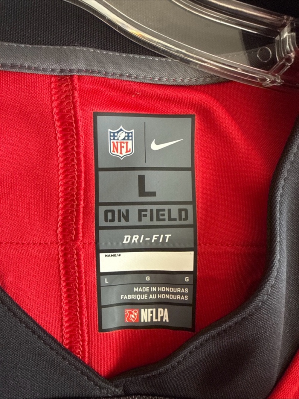 Men’s Nike Calvin Ridley #18 Atlanta Falcons Vapor Lmtd NFL Jersey Sz L Red RARE - Picture 4 of 6
